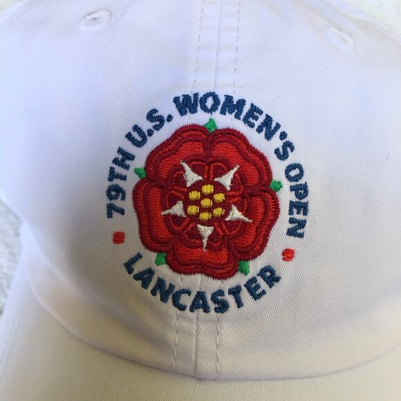 AHEAD Classic Fit Lightweight Hat 79th U.S. Women’s Open Lancaster White OSFM - Picture 2 of 7